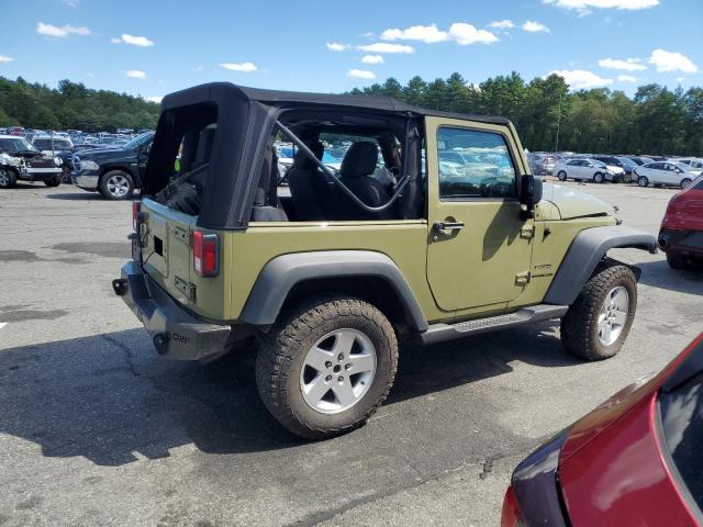 1C4AJWAG8DL639117 - 2013 JEEP WRANGLER SPORT GREEN photo 3