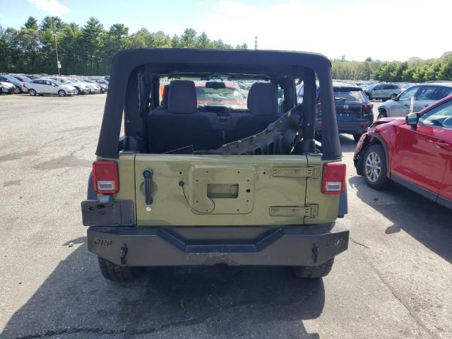 1C4AJWAG8DL639117 - 2013 JEEP WRANGLER SPORT GREEN photo 6