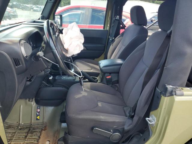 1C4AJWAG8DL639117 - 2013 JEEP WRANGLER SPORT GREEN photo 7