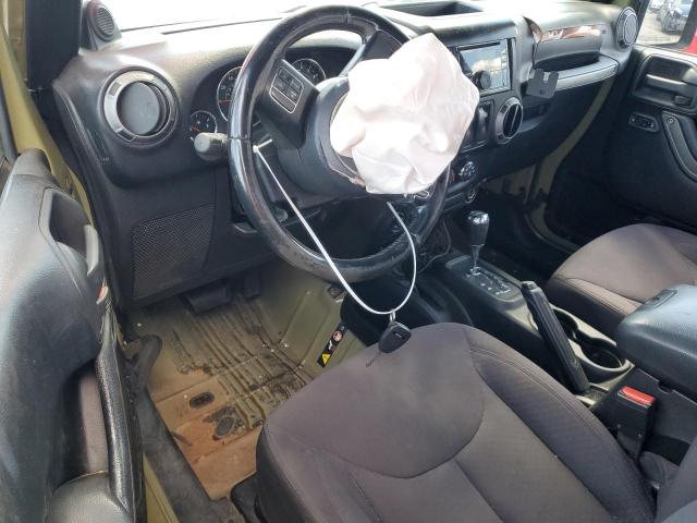 1C4AJWAG8DL639117 - 2013 JEEP WRANGLER SPORT GREEN photo 8