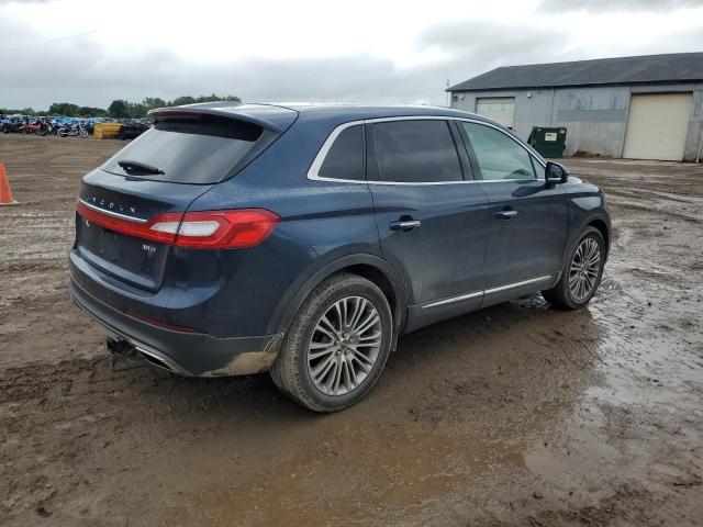 2LMPJ8LR4HBL13325 - 2017 LINCOLN MKX RESERVE Կապույտ լուսանկար 3
