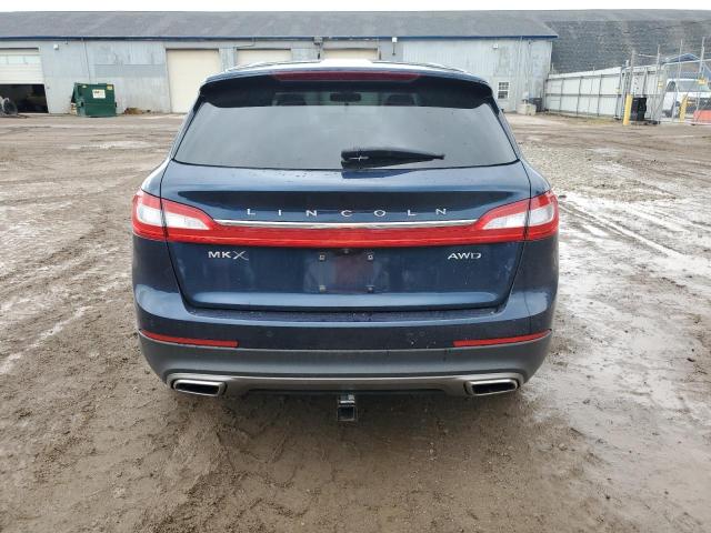 2LMPJ8LR4HBL13325 - 2017 LINCOLN MKX RESERVE Կապույտ լուսանկար 6