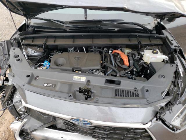 5TDKBRCH3PS112596 - 2023 TOYOTA HIGHLANDER HYBRID XLE GRAY photo 12