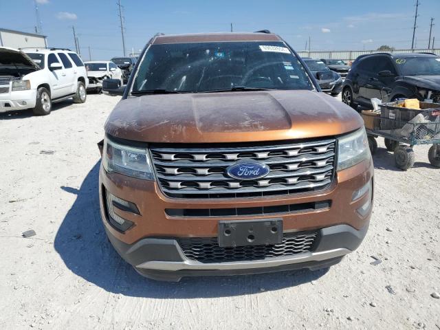 1FM5K7D8XHGB05782 - 2017 FORD EXPLORER XLT ORANGE photo 5