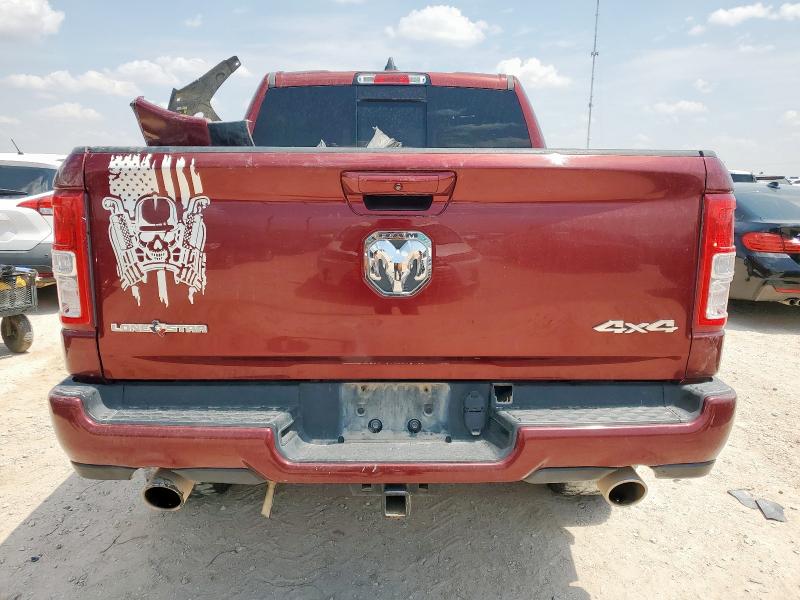 1C6SRFFT1LN377017 - 2020 RAM 1500 BIG HORN/LONE STAR MAROON photo 6