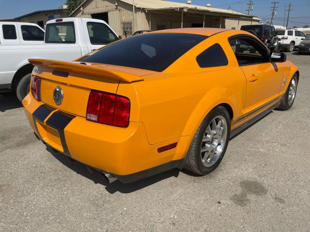 1ZVHT88S795139702 - 2009 FORD MUSTANG SHELBY GT500 ORANGE photo 4
