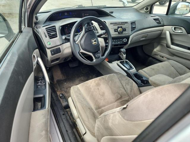 2HGFG3B52CH504227 - 2012 HONDA CIVIC LX SILVER photo 8