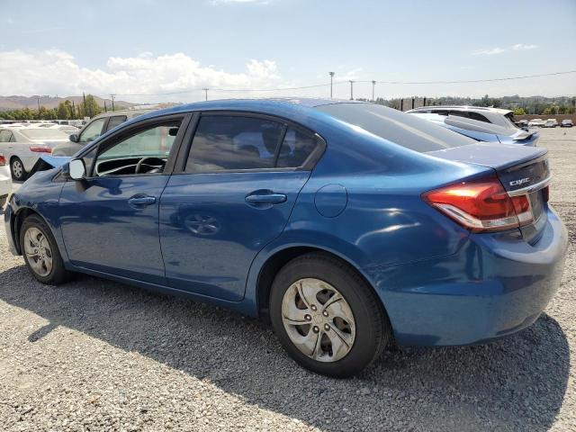 2HGFB2F53DH512826 - 2013 HONDA CIVIC LX BLUE photo 2