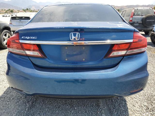 2HGFB2F53DH512826 - 2013 HONDA CIVIC LX BLUE photo 6
