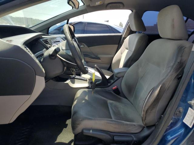 2HGFB2F53DH512826 - 2013 HONDA CIVIC LX BLUE photo 7