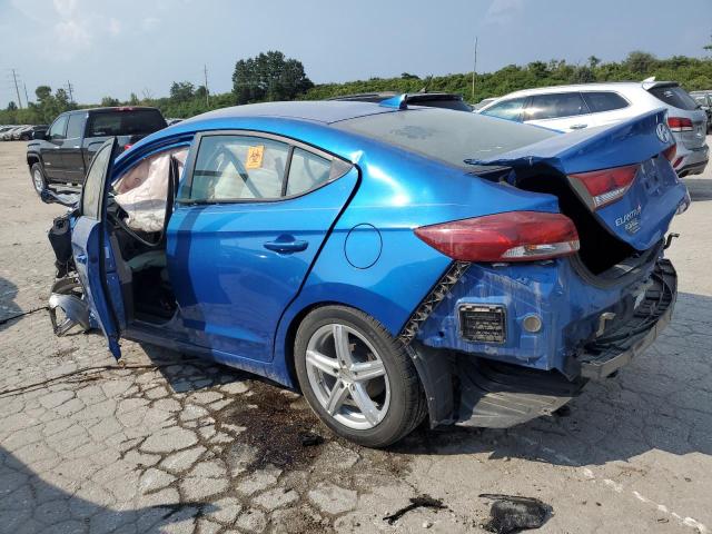 KMHD84LF1HU060645 - 2017 HYUNDAI ELANTRA SE BLUE photo 2