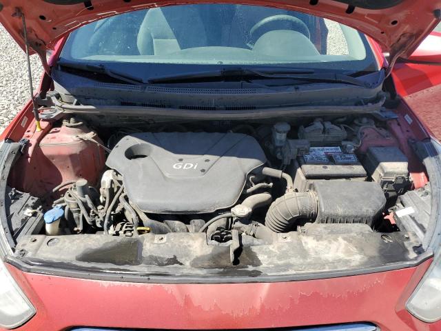 KMHCT4AE6DU538136 - 2013 HYUNDAI ACCENT GLS წითელი ფოტო 11
