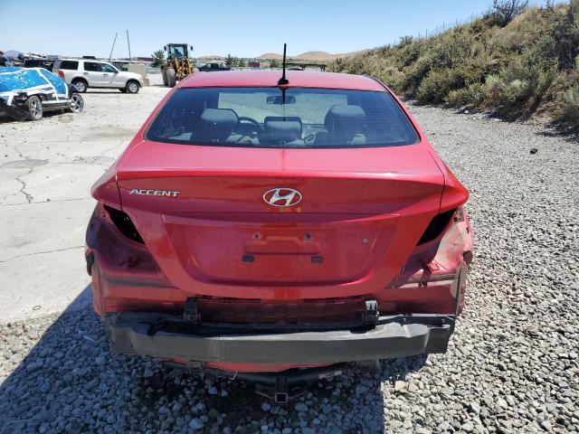 KMHCT4AE6DU538136 - 2013 HYUNDAI ACCENT GLS წითელი ფოტო 6