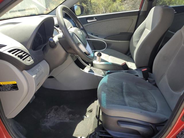 KMHCT4AE6DU538136 - 2013 HYUNDAI ACCENT GLS წითელი ფოტო 7