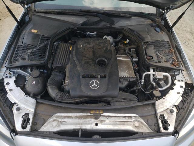 55SWF4KB4GU110462 - 2016 MERCEDES-BENZ C 300 4MATIC SILVER photo 11