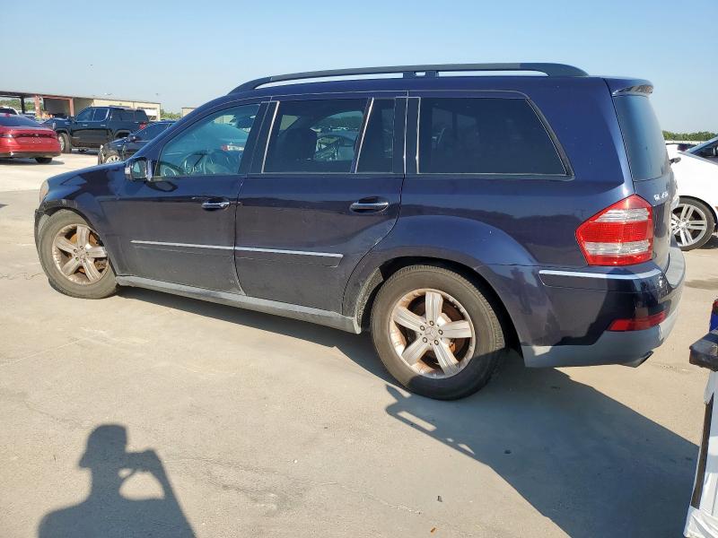 4JGBF71E17A284958 - 2007 MERCEDES-BENZ GL 450 4MATIC BLUE photo 2