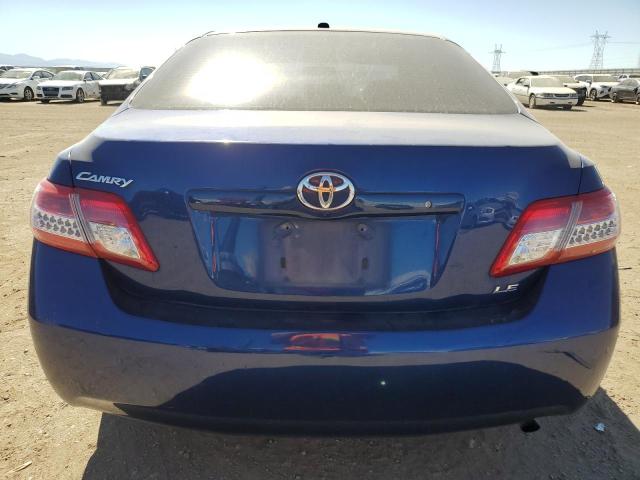 4T4BF3EK7BR149778 - 2011 TOYOTA CAMRY BASE Bleu photo 6