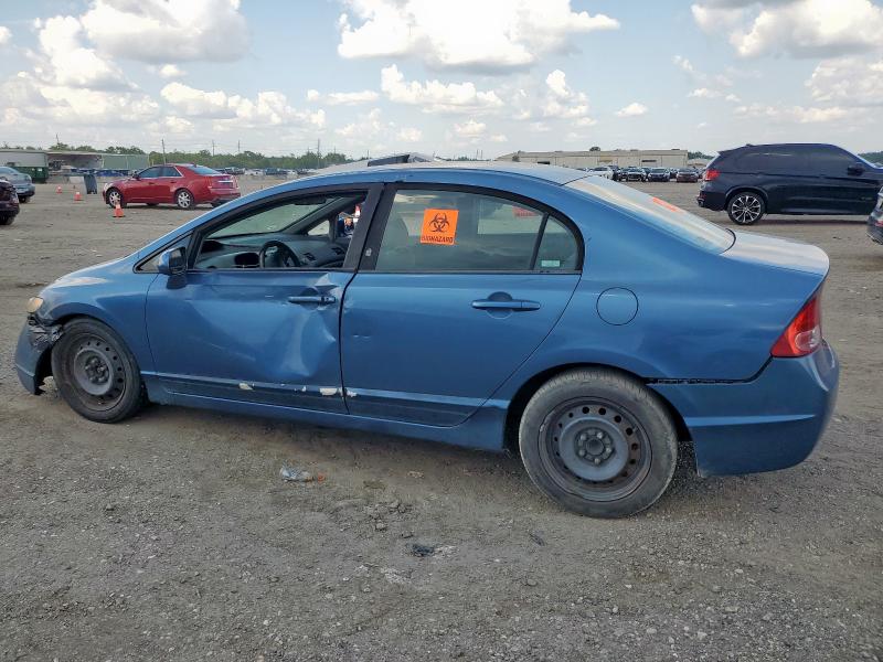 1HGFA16518L113449 - 2008 HONDA CIVIC LX Niebieski zdjęcie 2