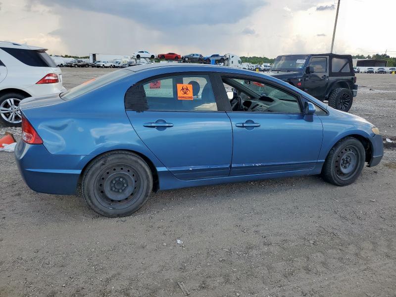 1HGFA16518L113449 - 2008 HONDA CIVIC LX Niebieski zdjęcie 3