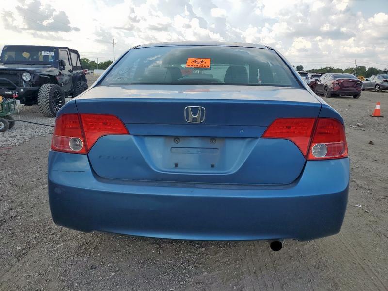 1HGFA16518L113449 - 2008 HONDA CIVIC LX Niebieski zdjęcie 6