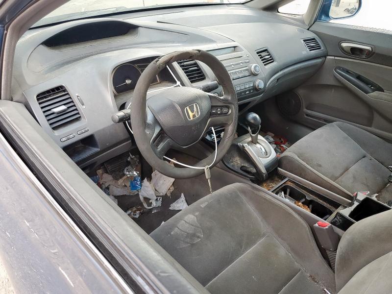 1HGFA16518L113449 - 2008 HONDA CIVIC LX Niebieski zdjęcie 8