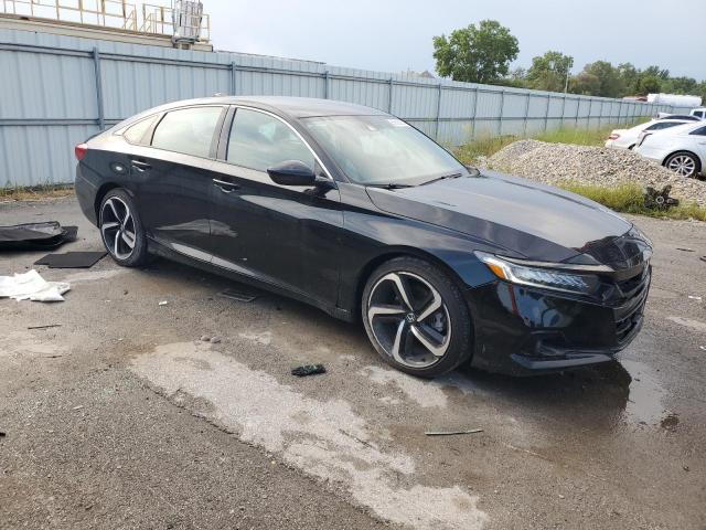 1HGCV1F34NA098023 - 2022 HONDA ACCORD SPORT 黑色 照片 4