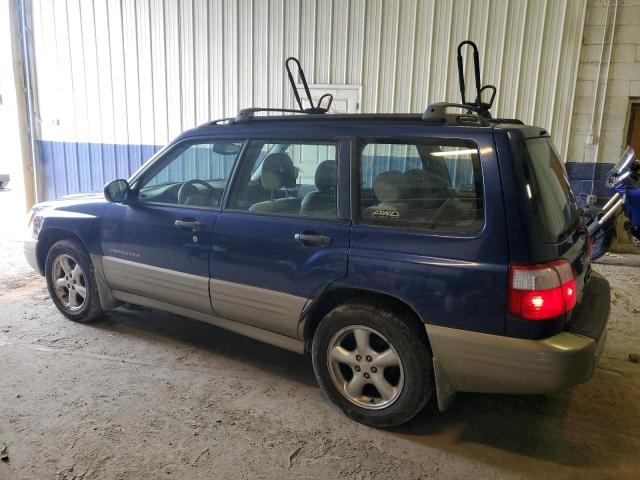 JF1SF65501H761683 - 2001 SUBARU FORESTER S ლურჯი ფოტო 2