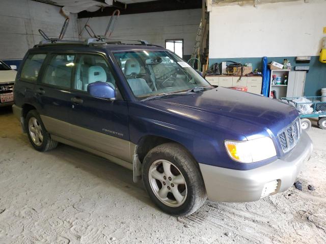 JF1SF65501H761683 - 2001 SUBARU FORESTER S ლურჯი ფოტო 4