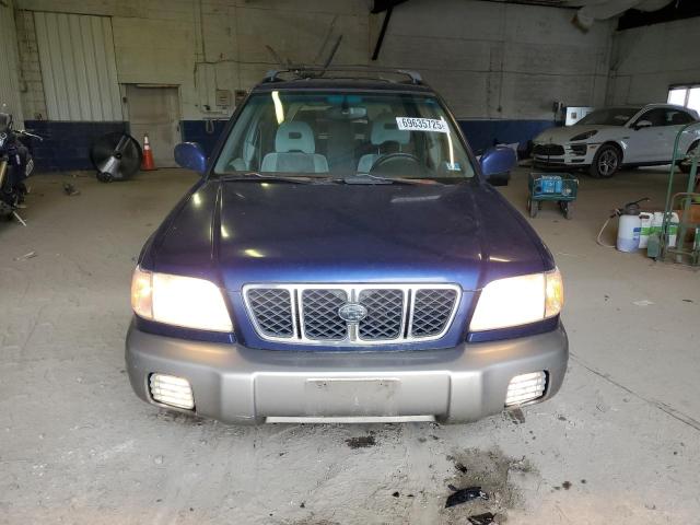 JF1SF65501H761683 - 2001 SUBARU FORESTER S ლურჯი ფოტო 5