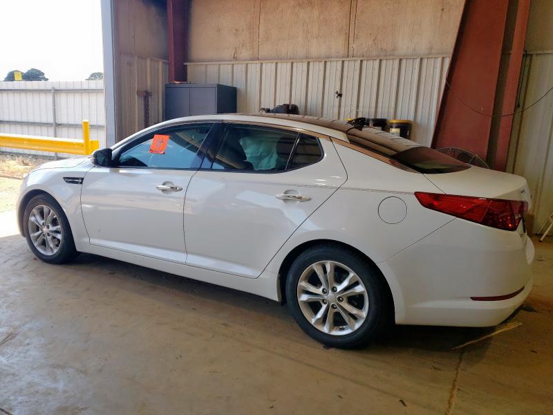 5XXGN4A75DG214506 - 2013 KIA OPTIMA EX WHITE photo 2