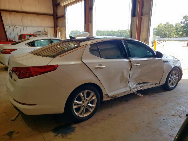 5XXGN4A75DG214506 - 2013 KIA OPTIMA EX WHITE photo 3