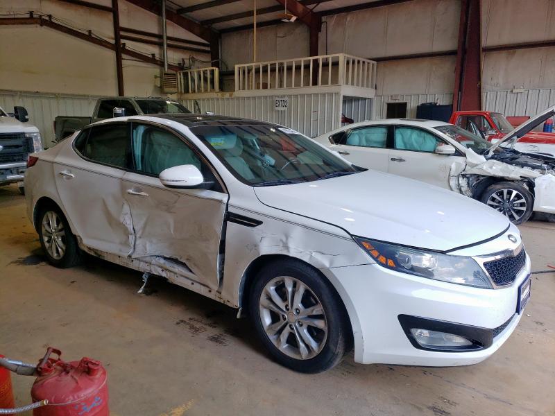 5XXGN4A75DG214506 - 2013 KIA OPTIMA EX WHITE photo 4