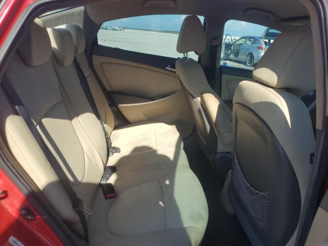 KMHCT4AE3DU288743 - 2013 HYUNDAI ACCENT GLS RED photo 10