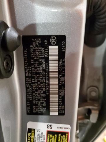 4T1K61BKXPU100441 - 2023 TOYOTA CAMRY XSE SILVER photo 13