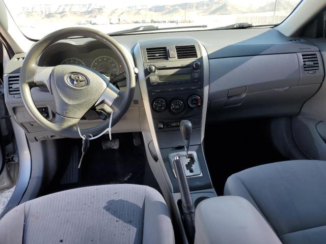 JTDBU4EE7A9114339 - 2010 TOYOTA COROLLA BASE SILVER photo 8
