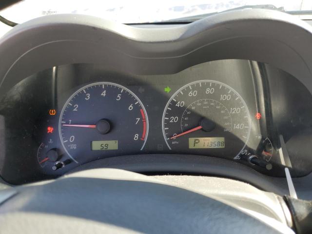 JTDBU4EE7A9114339 - 2010 TOYOTA COROLLA BASE SILVER photo 9