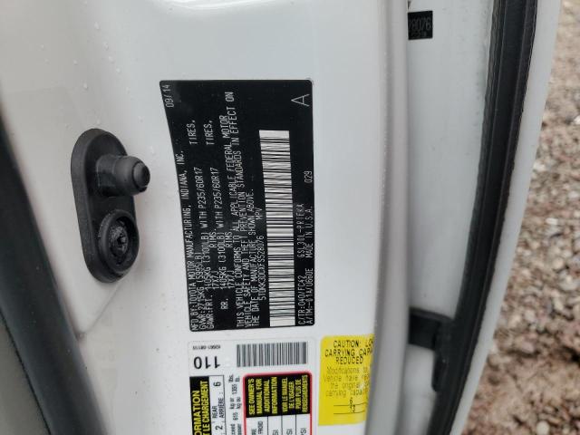 5TDKK3DCXFS528076 - 2015 TOYOTA SIENNA LE Biały zdjęcie 13