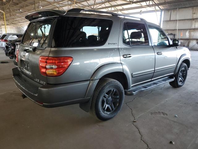 5TDBT48A43S163594 - 2003 TOYOTA SEQUOIA LIMITED GRAY photo 3