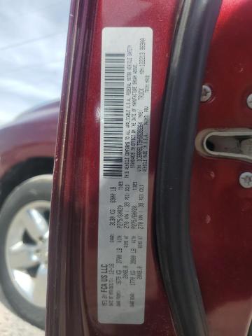 1C6RR6LT9HS639264 - 2017 RAM 1500 SLT RED photo 12