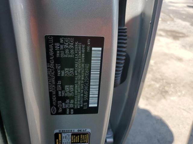 5NMP24GL2SH106940 - 2025 HYUNDAI SANTA FE SEL SILVER photo 13