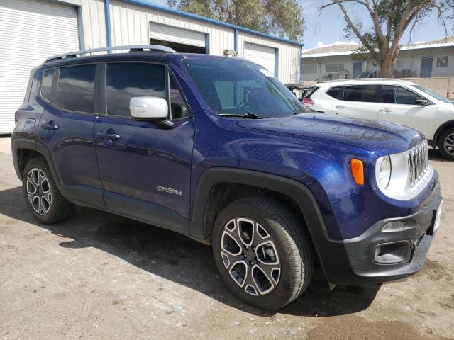 ZACCJBDB9JPH55547 - 2018 JEEP RENEGADE LIMITED BLUE photo 4