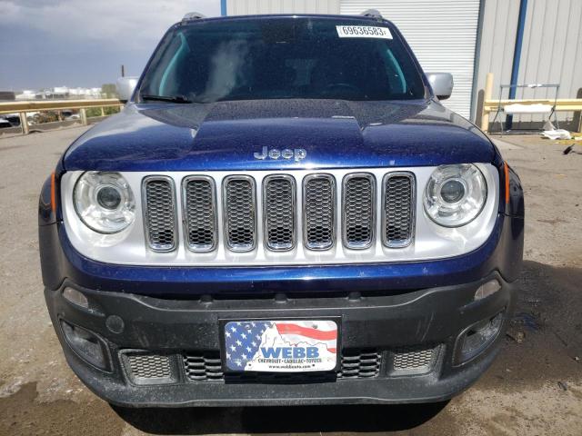 ZACCJBDB9JPH55547 - 2018 JEEP RENEGADE LIMITED BLUE photo 5