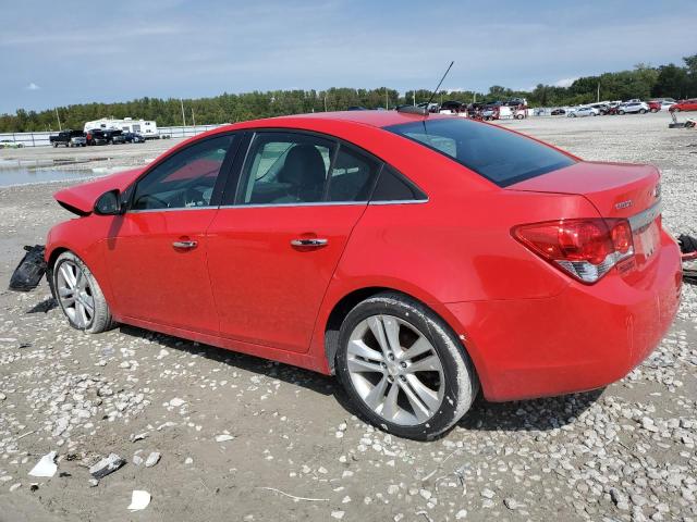 1G1PG5SB4F7189282 - 2015 CHEVROLET CRUZE LTZ RED photo 2