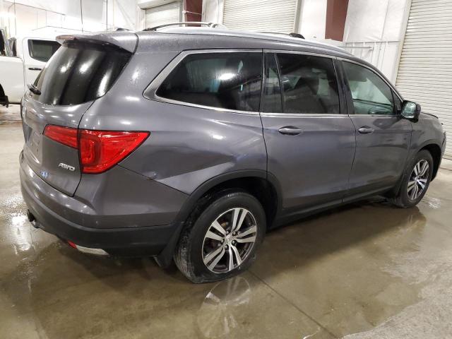 5FNYF6H61JB038434 - 2018 HONDA PILOT EXL GRAY photo 3