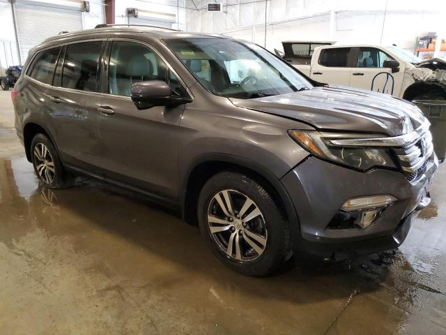5FNYF6H61JB038434 - 2018 HONDA PILOT EXL GRAY photo 4