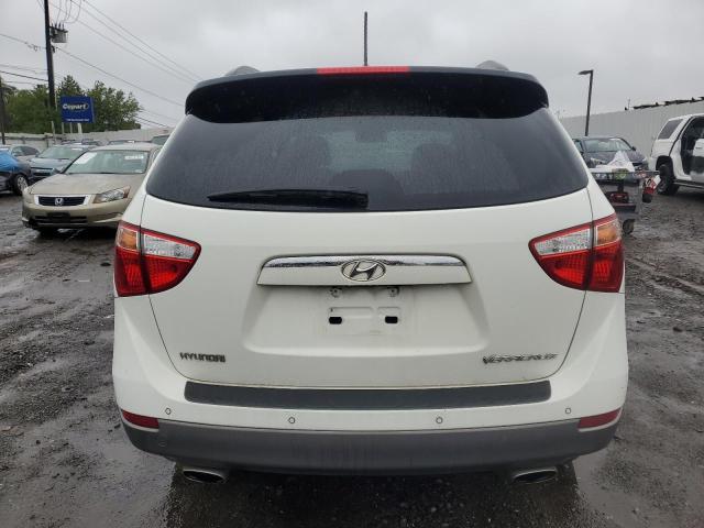 KM8NU4CC4AU111194 - 2010 HYUNDAI VERACRUZ GLS WHITE photo 6