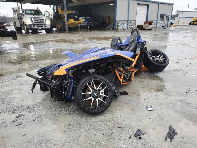 57XAARHB4M8144399 - 2021 POLARIS SLINGSHOT R BLUE photo 2