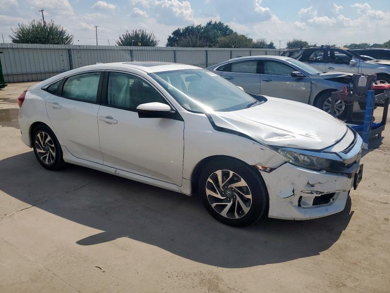 19XFC2F75HE014559 - 2017 HONDA CIVIC EX WHITE photo 4