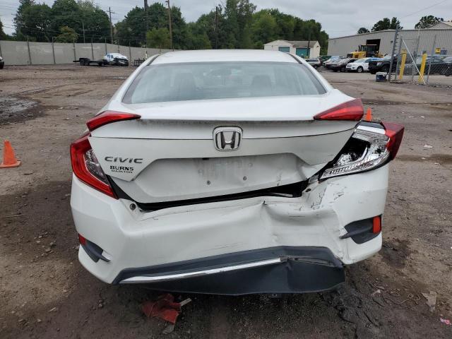 2HGFC2F65KH592634 - 2019 HONDA CIVIC LX WHITE photo 6