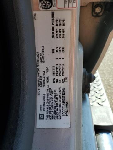 1GCDT136948115346 - 2004 CHEVROLET COLORADO CREAM photo 12